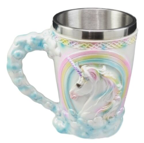 Ebros Gift Ebros Gift Sacred Heavenly Rainbow Unicorn Mug 12oz Celtic Knots Rim Magical Elixir Of Youth Beer Stein Tankard Coffee Cup Drink 5"H