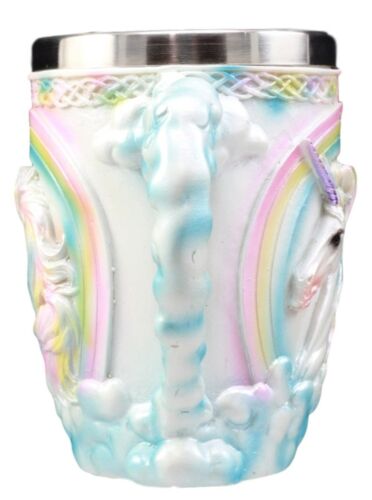 Ebros Gift Ebros Gift Sacred Heavenly Rainbow Unicorn Mug 12oz Celtic Knots Rim Magical Elixir Of Youth Beer Stein Tankard Coffee Cup Drink 5"H