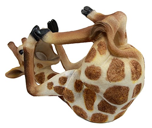 Ebros Gift Ebros Gift Safari Drunken Long Necked Giraffe Wine Bottle Holder Caddy Figurine