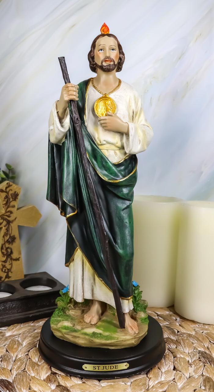 Ebros Gift Ebros Gift Saint Jude Thaddeus The Apostle Decorative Figurine With Brass Plate Engraved Base 13" Tall