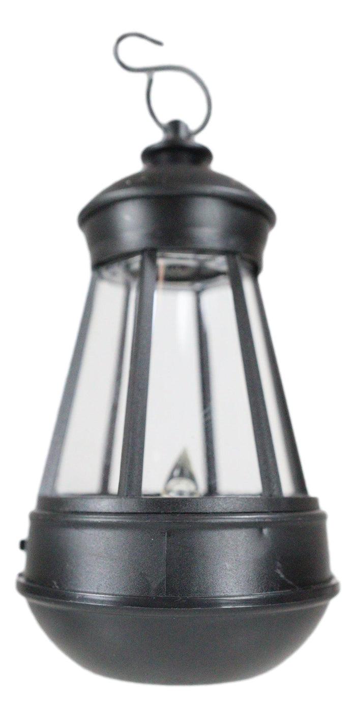 Ebros Gift Ebros Gift Set Of 2 Plastic Solar Hanging Colorful LED Lantern Lights 5.5"H