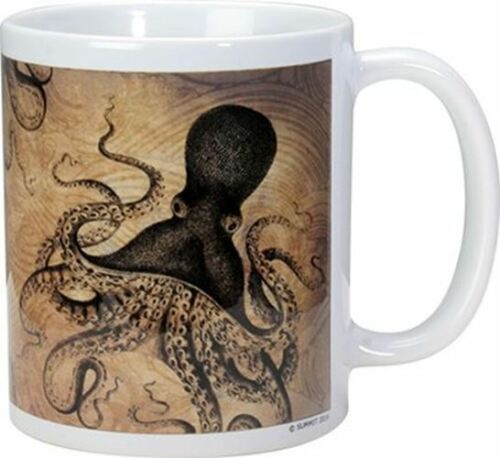 ebros gift Ebros Gift Steampunk Kraken Mug Ceramic Coffee Mug 11 ounces Capacity 3.75"H