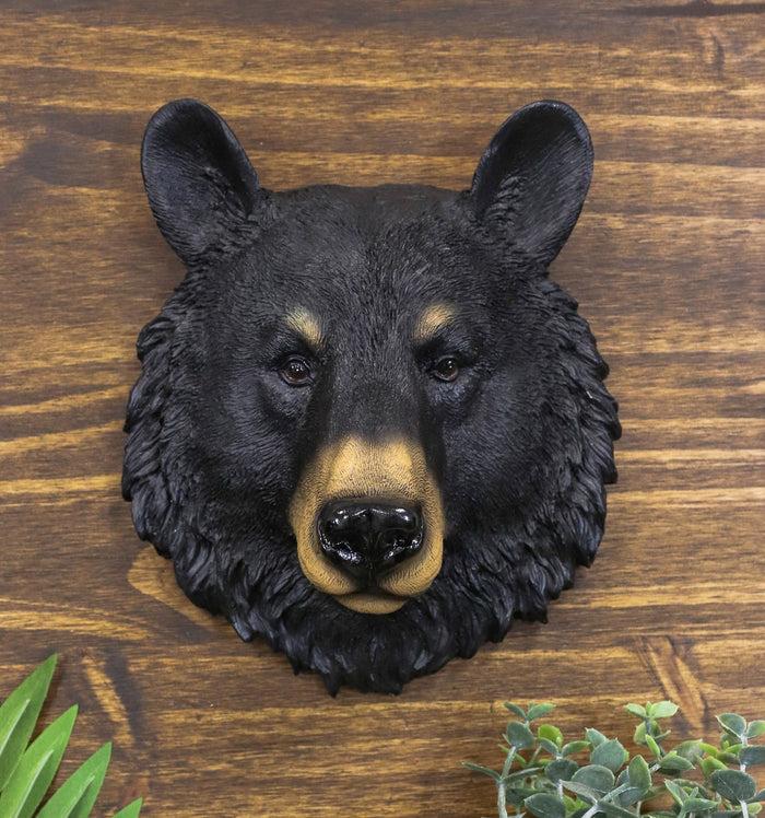 ebros gift Ebros Gift The Brave Black Bear Head Wall Decor Plaque 8"H Wall Decor Plaque