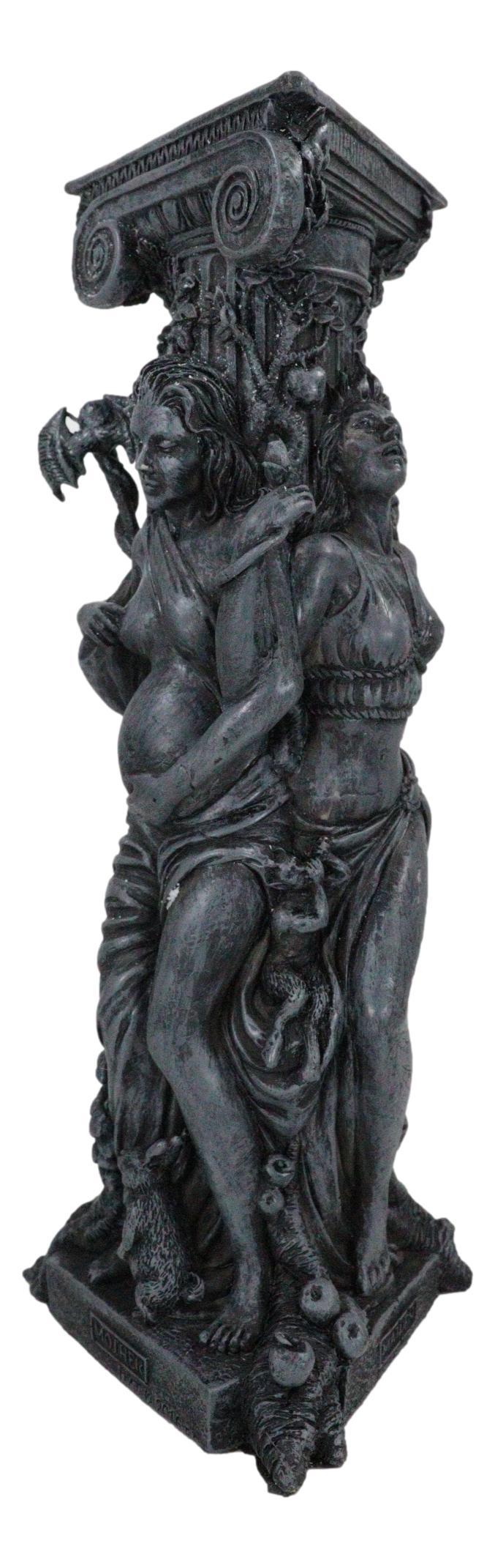 Ebros Gift Ebros Gift Triple Goddess Maiden Expectant Mother & Crone Pagan Worship Decorative Candle Holder Figurine