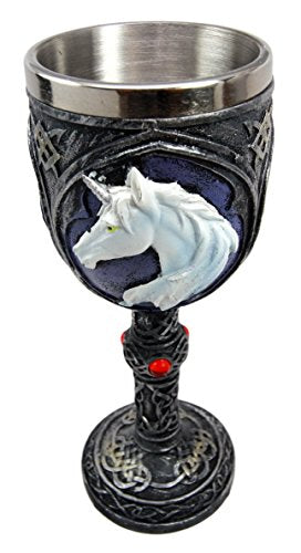 Ebros Gift Ebros Gift Vial Of Everlasting Life Rare Unicorn Wine Drink Goblet Chalice Cup 7.5"H
