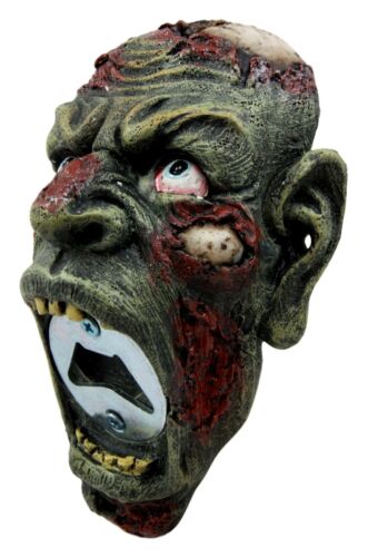 Ebros Gift Ebros Gift Walking Dead Grotesque Zombie Wall Bottle Opener Figurine 5.75" H