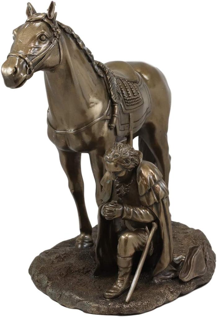 Ebros Gift Ebros Gift Washington Praying At Valley Forge Figurine In Bronze Finish Resin