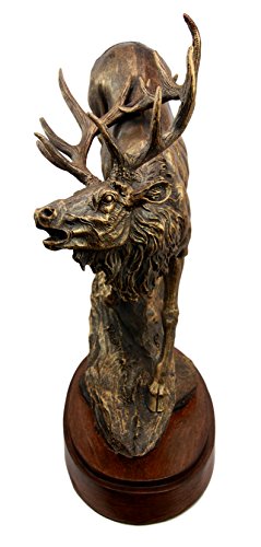 Ebros Gift Ebros Gift Wild Emperor Sambar Elk Descending From Rocky Hill Decorative Figurine 13"H