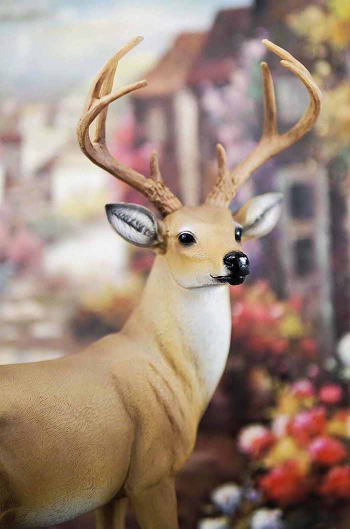 Ebros Gift Ebros Gift Wildlife 8 Point Trophy Buck Statue 15" H Whitetail Deer Figurine