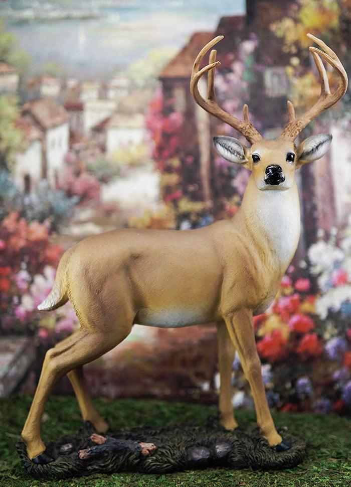 ebros gift Ebros Gift Wildlife 8 Point Trophy Buck Statue 15" H Whitetail Deer Figurine