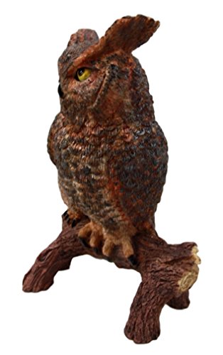 Ebros Gift Ebros Gift Wisdom Of The Forest Great Horned Owl & Owlet Decorative Figurine 8"H