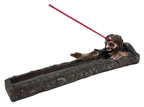 Ebros Gift Ebros Gift Zombie Walking Dead Rising From Grave Incense Stick Burner Figurine 12" Long