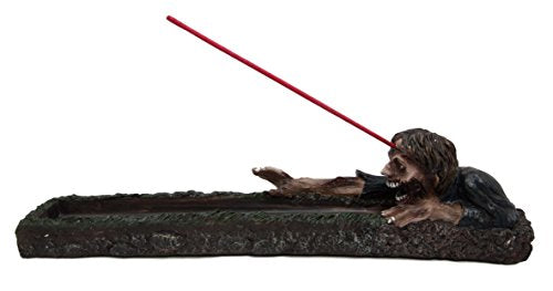 Ebros Gift Ebros Gift Zombie Walking Dead Rising From Grave Incense Stick Burner Figurine 12" Long