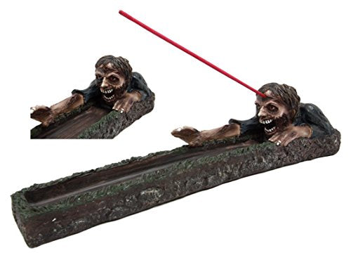 ebros gift Ebros Gift Zombie Walking Dead Rising From Grave Incense Stick Burner Figurine 12" Long