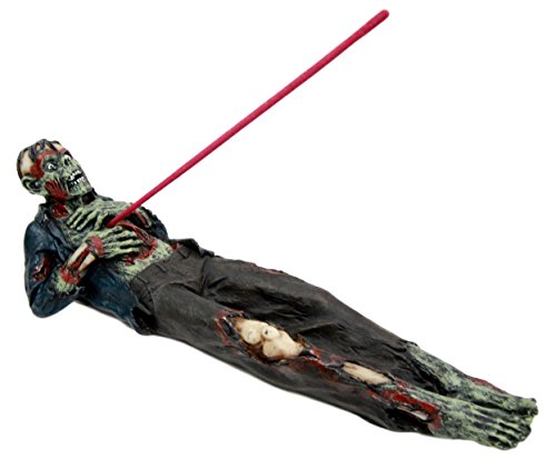 Ebros Gift Ebros Gift Zombie Walking Dead With Ripped Chest Stick Incense Burner Figurine 9.5" Long