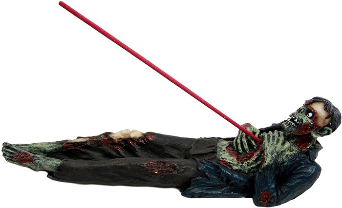 Ebros Gift Ebros Gift Zombie Walking Dead With Ripped Chest Stick Incense Burner Figurine 9.5" Long