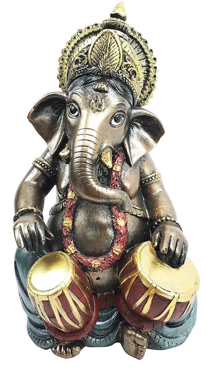 Ebros Gift Ebros Gifts Celebration Ganesha Playing Musical Instruments Statue Set Of Four