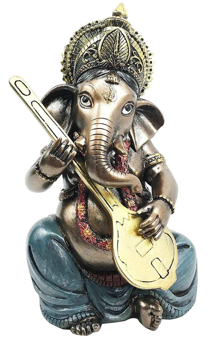 Ebros Gift Ebros Gifts Celebration Ganesha Playing Musical Instruments Statue Set Of Four