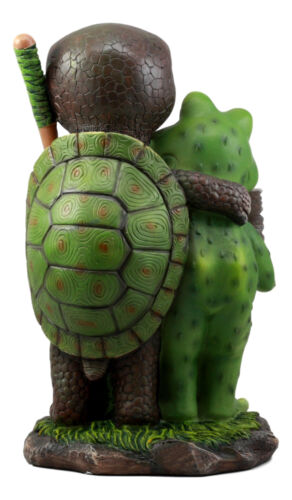 Ebros Gift Ebros "Gnomes Not Welcome " Angry Turtle Squirrel And Frog Friends Decor Statue