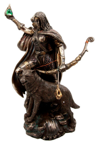 Ebros Gift Ebros Goddess Of Winter Skadi Hunting W/ Bow Arrow & Vial Of Venom Figurine
