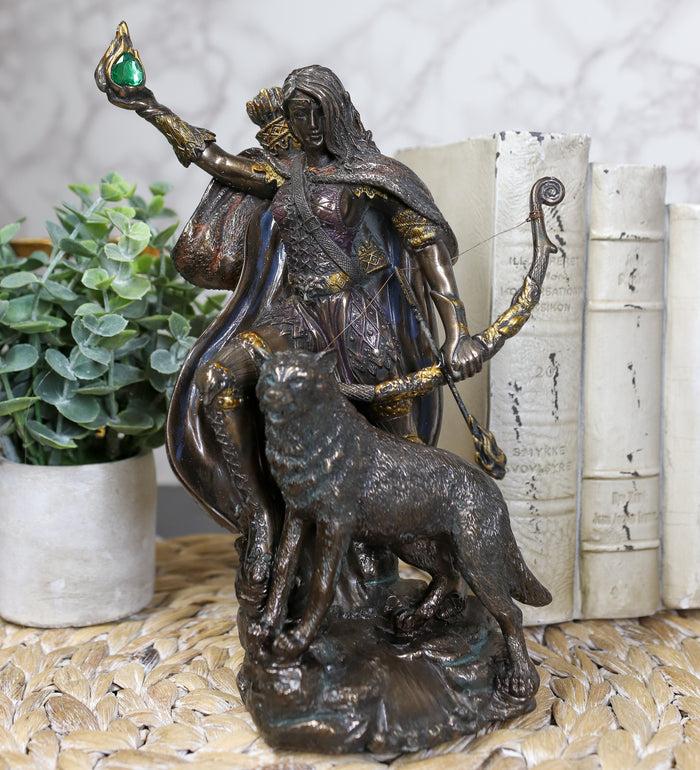 ebros gift Ebros Goddess Of Winter Skadi Hunting W/ Bow Arrow & Vial of Venom Figurine