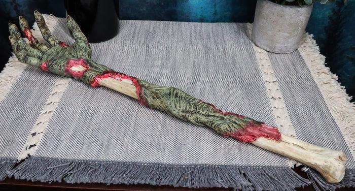 ebros gift Ebros Gory Zombie Back Scratcher Figurine 15"L Undead Walker Bone Hand Arm Replica