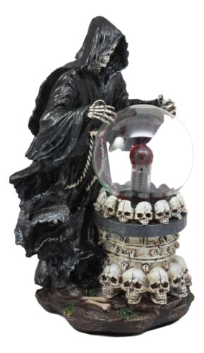 Ebros Gift Ebros Gothic Alchemy Day Of The Dead Grim Reaper Death Electric Plasma Ball Lamp