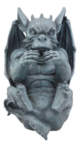 Ebros Gift Ebros Gothic Fantasy Winged Drunken Gargoyle Wine Bottle Holder Figurine Kitchen Decor