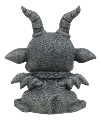Ebros Gift Ebros Gothic Horned Bulldog Gargoyle Agamon Figurine Small Fantasy Decor