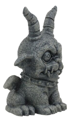 Ebros Gift Ebros Gothic Horned Bulldog Gargoyle Agamon Figurine Small Fantasy Decor
