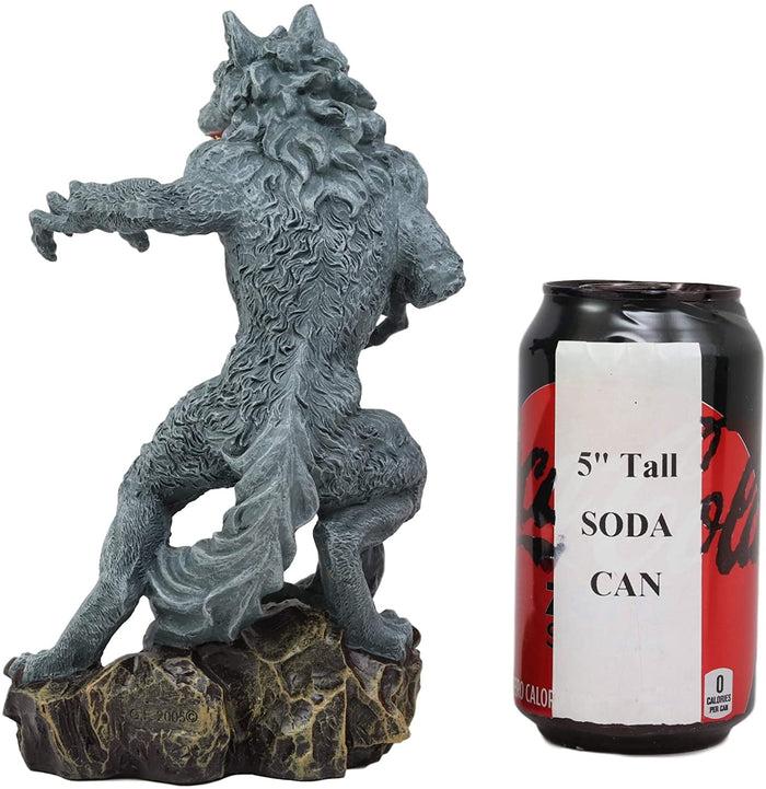 Ebros Gift Ebros Gothic Werewolf Tea Light Candle Holder Statue Lycan Wolf Man Figurine