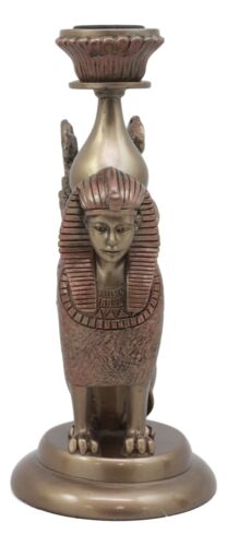 Ebros Gift Ebros Greco Egyptian Guardian Sphinx Or Androsphinx Candle Holder Figurine
