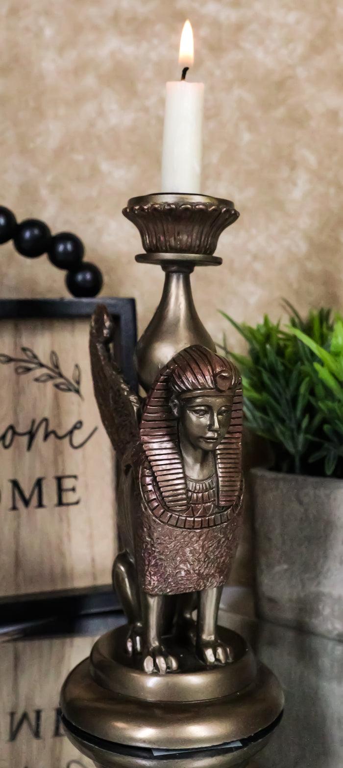 ebros gift Ebros Greco Egyptian Guardian Sphinx Or Androsphinx Candle Holder Figurine