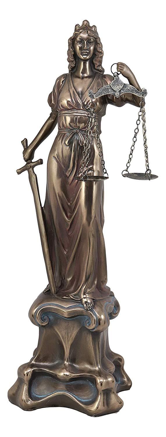 Ebros Gift Ebros Greek Goddess Lady Of Justice Statue 16"H La Justicia Themis Dike Figurine Decor