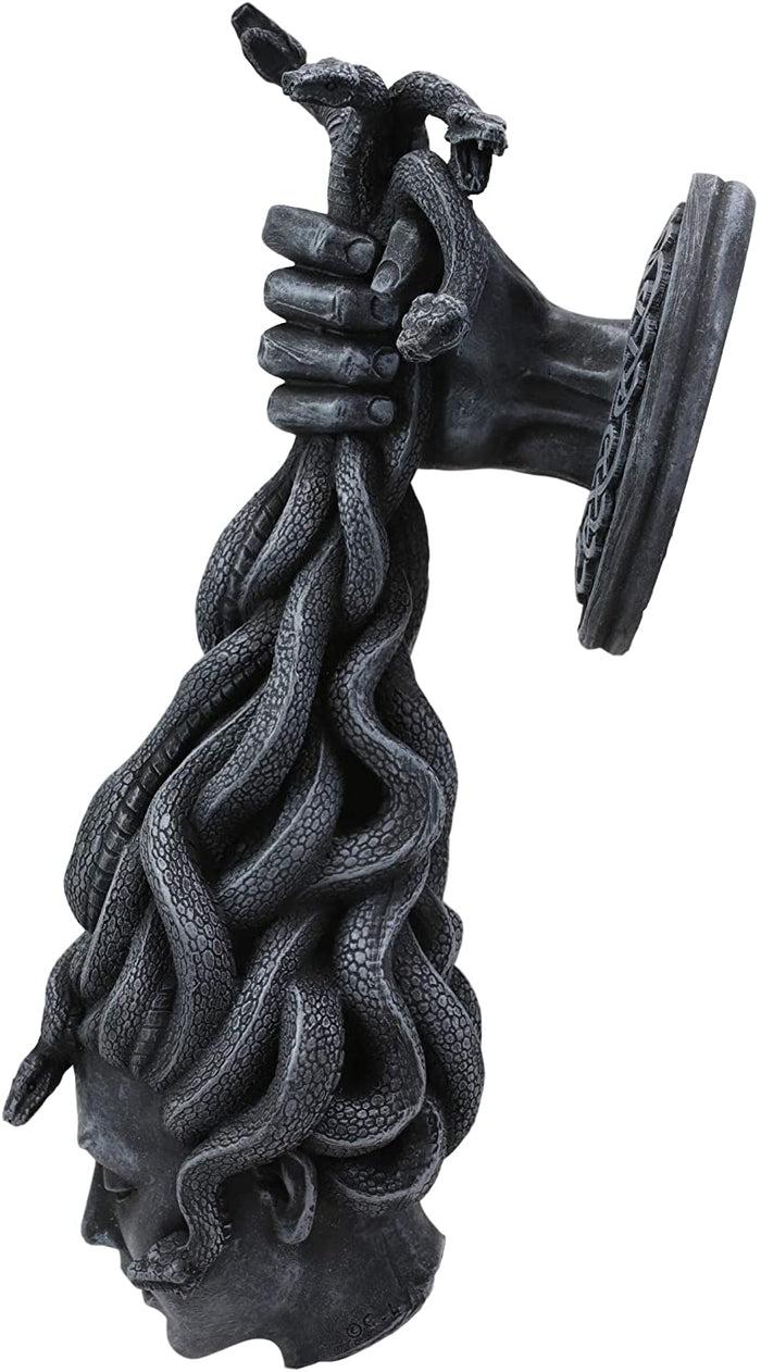 Ebros Gift Ebros Greek Goddess Medusa Hanging From Perseus Hand Wall Decor Plaque 12.25" H