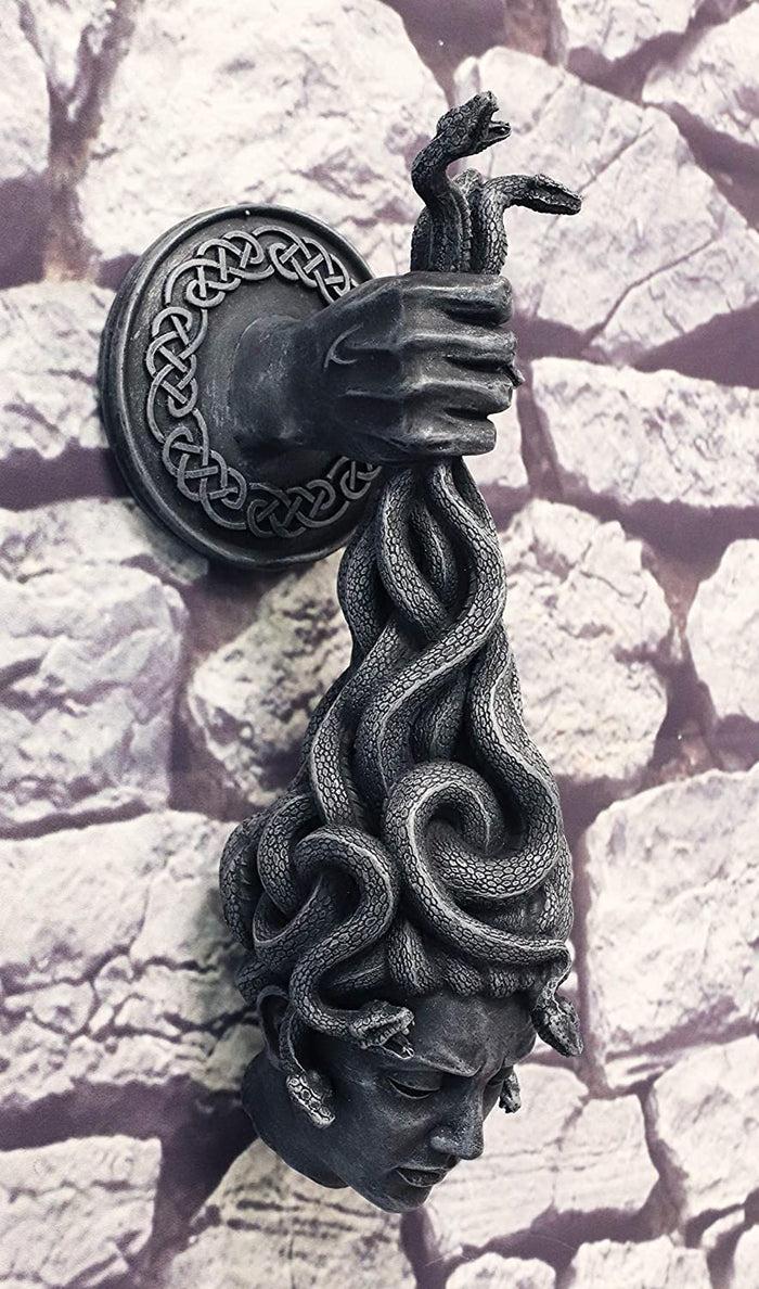 ebros gift Ebros Greek Goddess Medusa Hanging from Perseus Hand Wall Decor Plaque 12.25" H