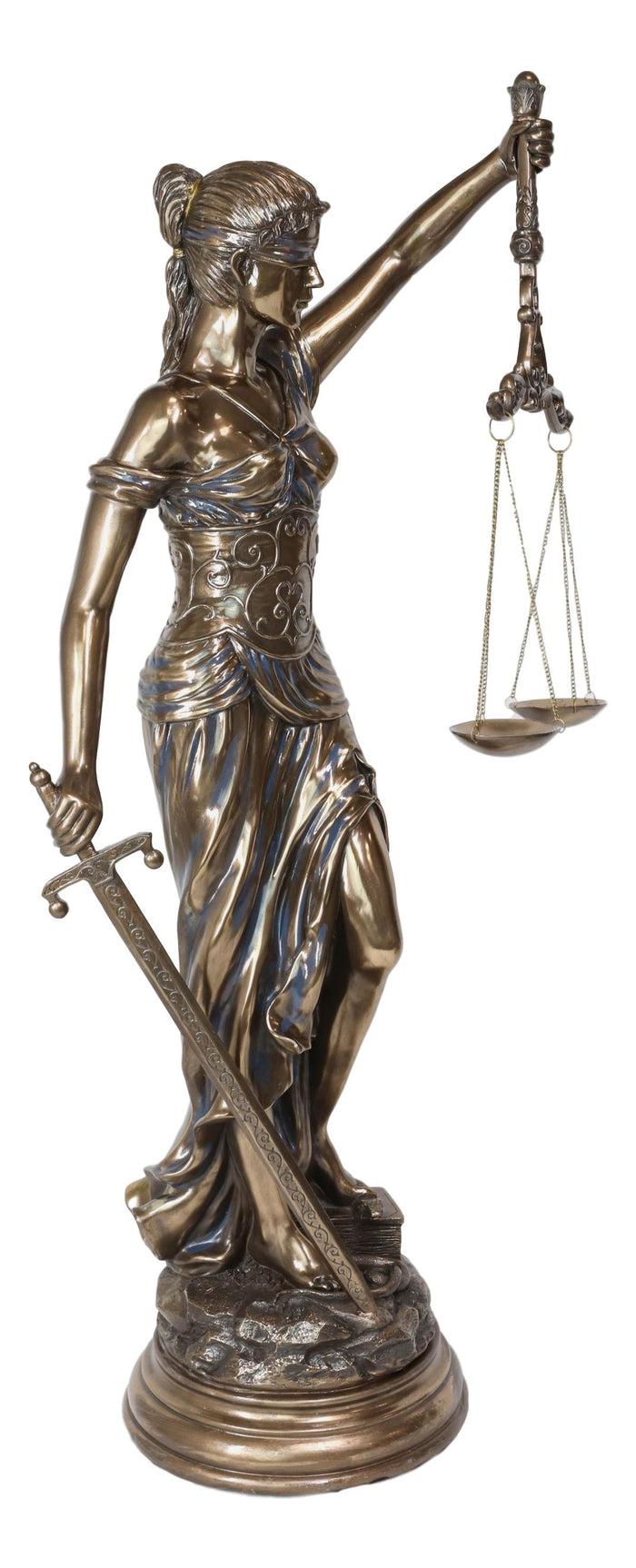 Ebros Gift Ebros Greek Goddess Of Justice La Justica Dike Decorative Large Figurine 31"H
