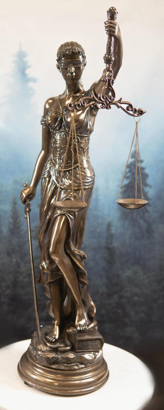 ebros gift Ebros Greek Goddess Of Justice La Justica Dike Decorative Large Figurine 31"H