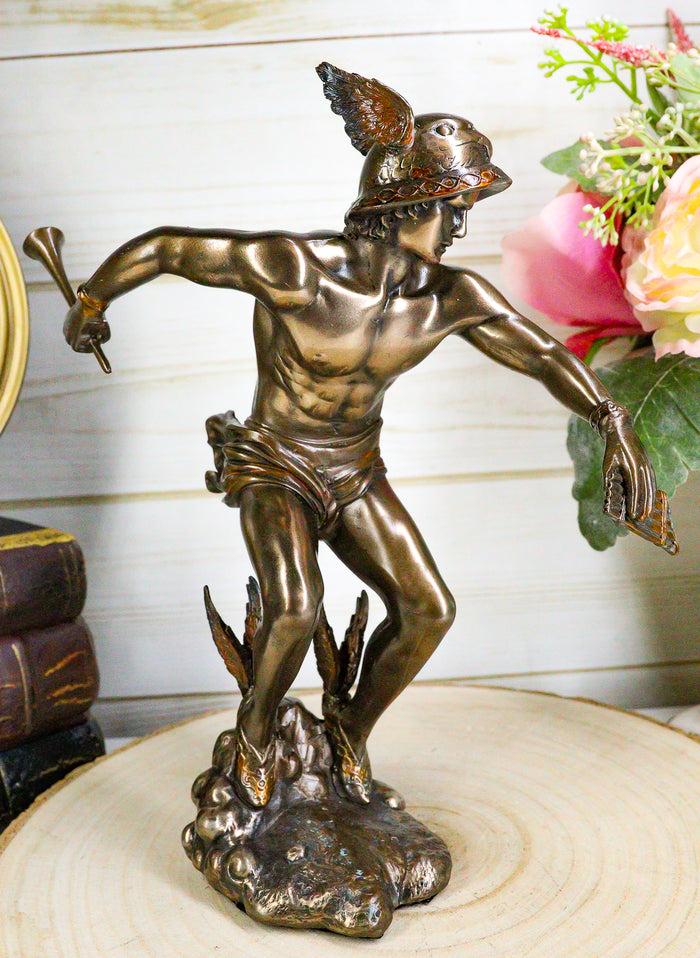 ebros gift Ebros Greek Hermes God of Messengers Decorative Figurine 10" H