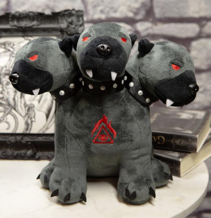 Ebros Gift Ebros Greek Mythology Hades Underworld Cerberus Hydra Dogs Luxe Soft Plush Toy Doll
