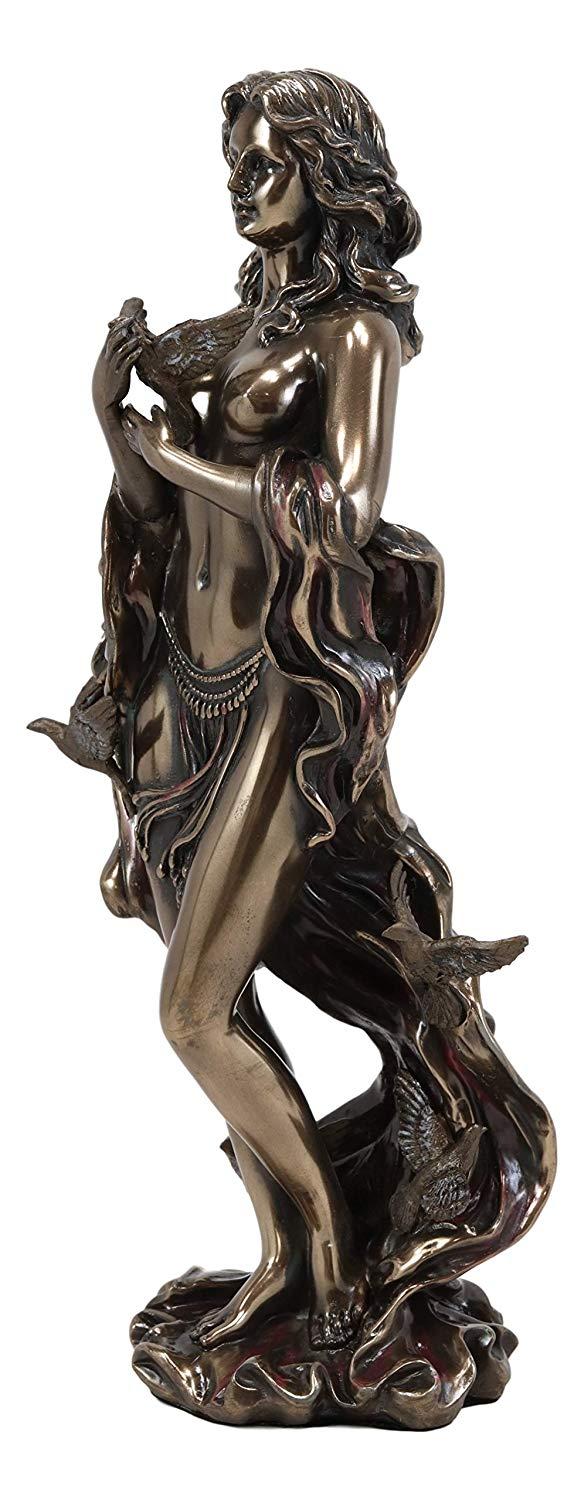 Ebros Gift Ebros Greek Nude Aphrodite With Doves Altar Statue Goddess Of Beauty Figurine