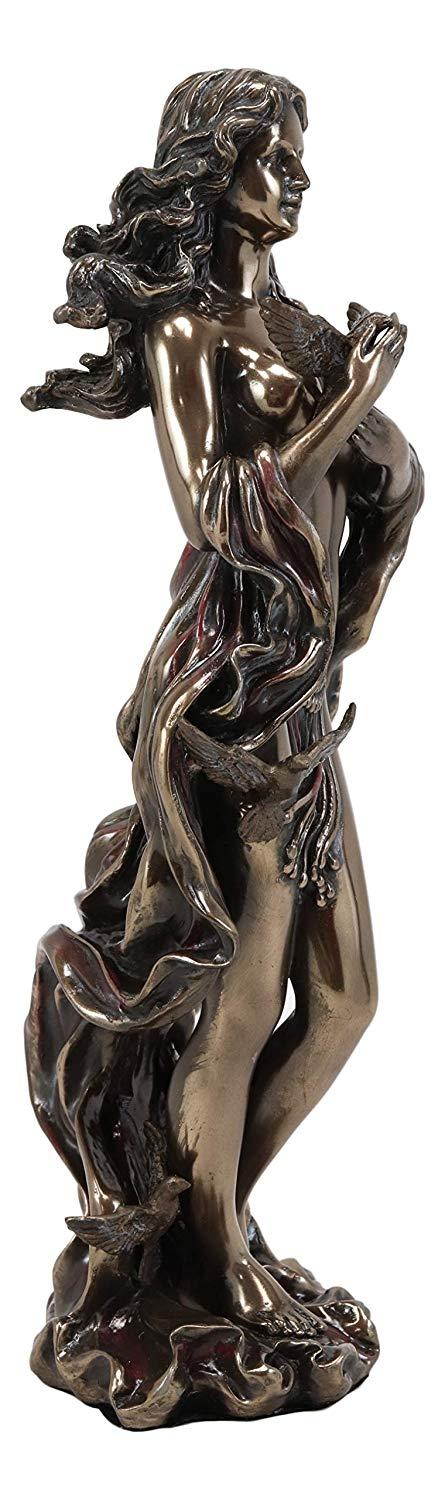 Ebros Gift Ebros Greek Nude Aphrodite With Doves Altar Statue Goddess Of Beauty Figurine