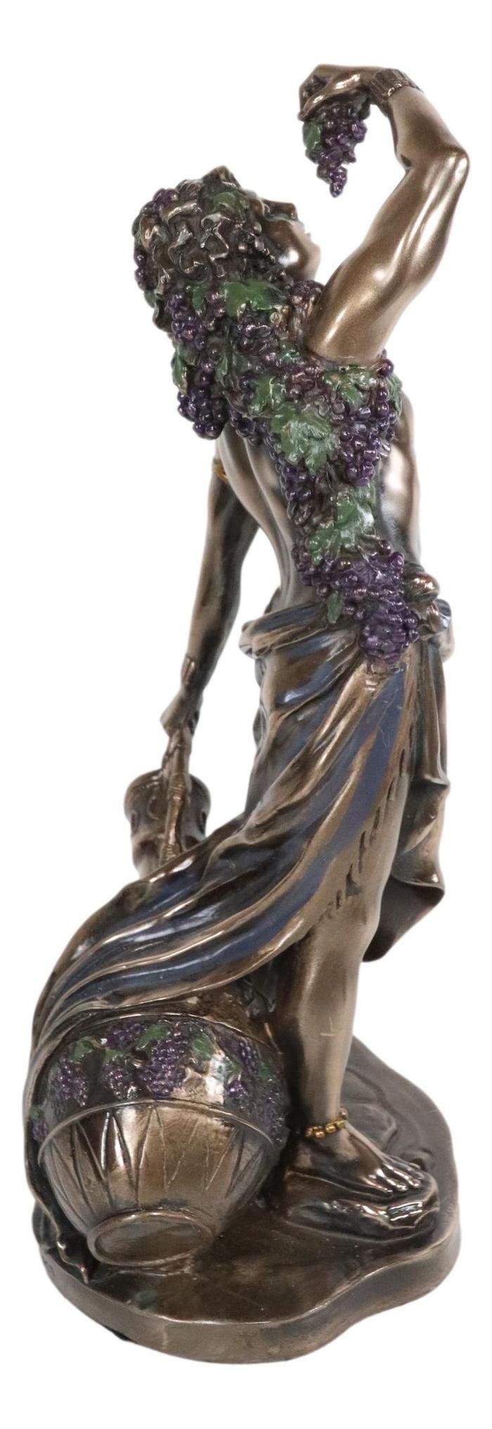 Ebros Gift Ebros Greek Olympian God Bacchus Dionysus Statue Wine & Ecstasy Deity Figurine 11"H
