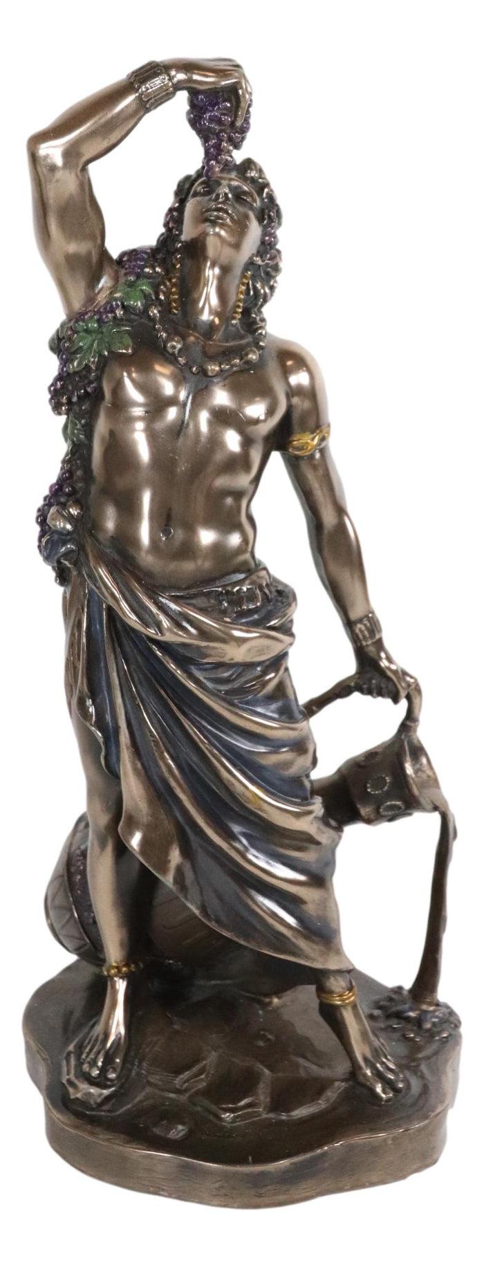 Ebros Gift Ebros Greek Olympian God Bacchus Dionysus Statue Wine & Ecstasy Deity Figurine 11"H