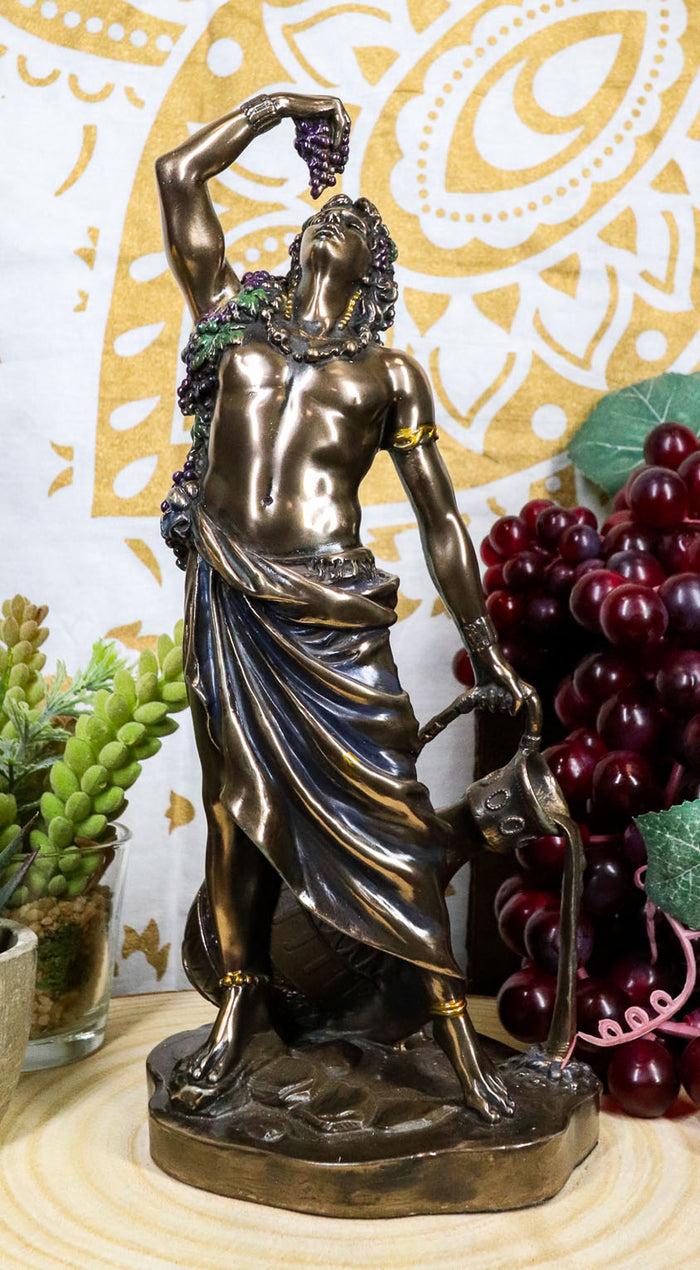 ebros gift Ebros Greek Olympian God Bacchus Dionysus Statue Wine & Ecstasy Deity Figurine 11"H