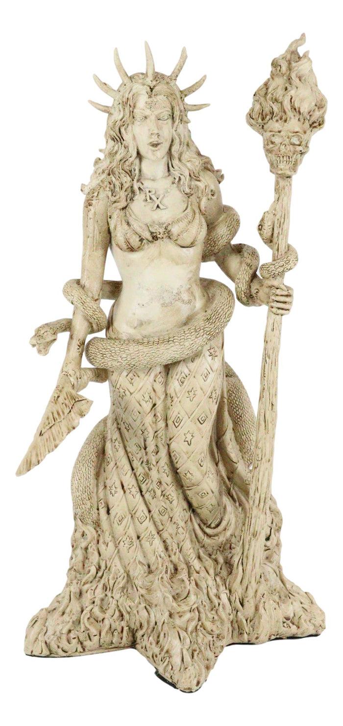 Ebros Gift Ebros Greek Pagan White Goddess Sorceress Witchcraft Hecate Figurine Hekate