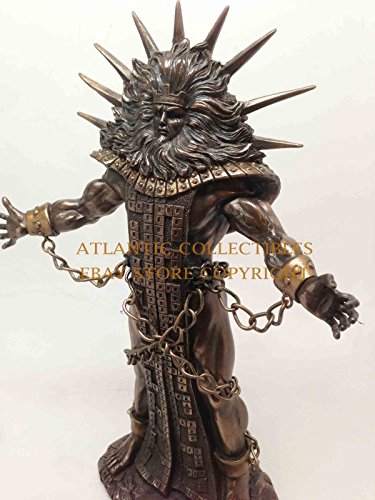 Ebros Gift Ebros Greek Primordial Titan Celestial Heavens Chained Hyperion Statue Father Of Helios God Of Light Sun Figurine 10"H