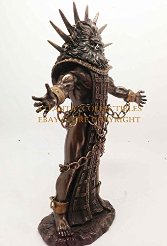 Ebros Gift Ebros Greek Primordial Titan Celestial Heavens Chained Hyperion Statue Father Of Helios God Of Light Sun Figurine 10"H