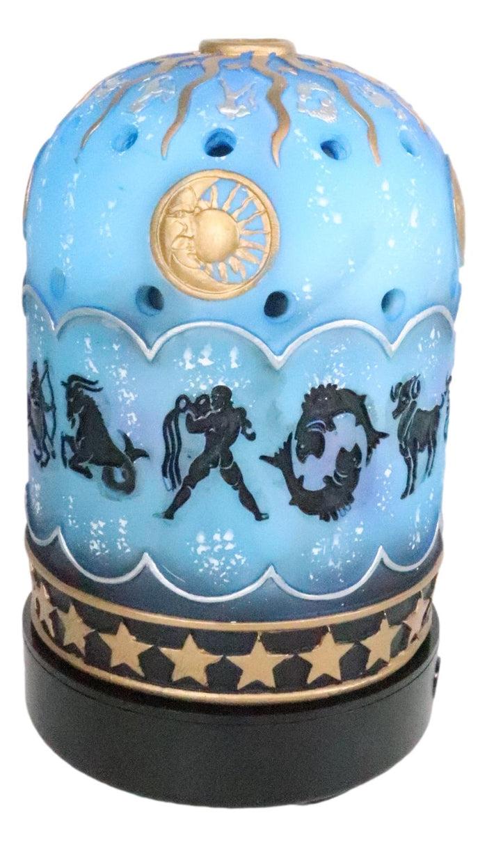 Ebros Gift Ebros Greek Zodiac Signs Sun Moon Horoscopes Aroma Oil Diffuser With LED Night Lights