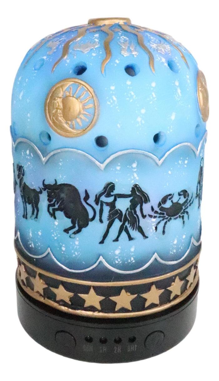 Ebros Gift Ebros Greek Zodiac Signs Sun Moon Horoscopes Aroma Oil Diffuser With LED Night Lights